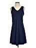 Unbranded Solid Blue Casual Dress Size S - photo 1