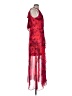Betsy & Adam 100% Polyester Floral Red Cocktail Dress Size 12 (petite) - photo 4