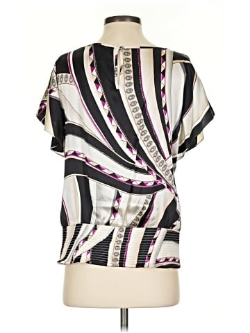White House Black Market Short Sleeve Silk Top (view 2)