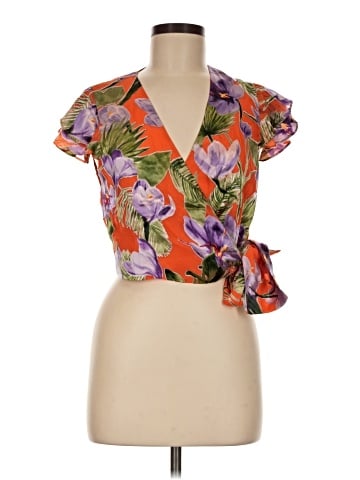 Alice + Olivia Short Sleeve Blouse (view 1)