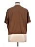 Dex Solid Brown Short Sleeve T-Shirt Size XL - photo 2