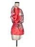 Heart Soul 100% Polyester Red Short Sleeve Blouse Size M - photo 4