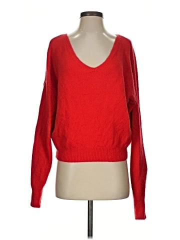 Madewell Wedged V-Neck Sweater (view 1)