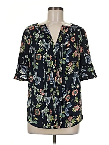 Ann Taylor Short Sleeve Blouse (view 1)