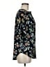 Ann Taylor Floral Black Short Sleeve Blouse Size M - photo 4