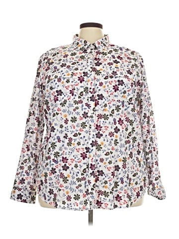 St. John's Bay Long Sleeve Blouse (view 1)