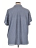 NYDJ 100% Polyester Polka Dots Blue Short Sleeve Blouse Size 1X - photo 2