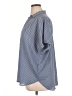 NYDJ 100% Polyester Polka Dots Blue Short Sleeve Blouse Size 1X - photo 5