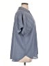 NYDJ 100% Polyester Polka Dots Blue Short Sleeve Blouse Size 1X - photo 4