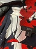 J.Crew 100% Silk Floral Red Long Sleeve Silk Top Size 2 - photo 7