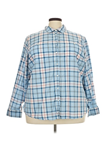 St. John's Bay Long Sleeve Button-Down Shirt (view 1)
