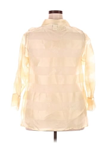 Bob Mackie 3/4 Sleeve Silk Top (view 2)