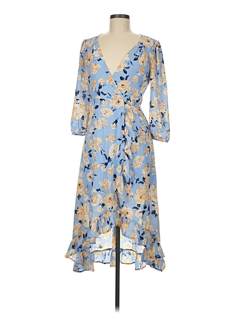 Pre-owned Mi Ami Casual Dress In Blue