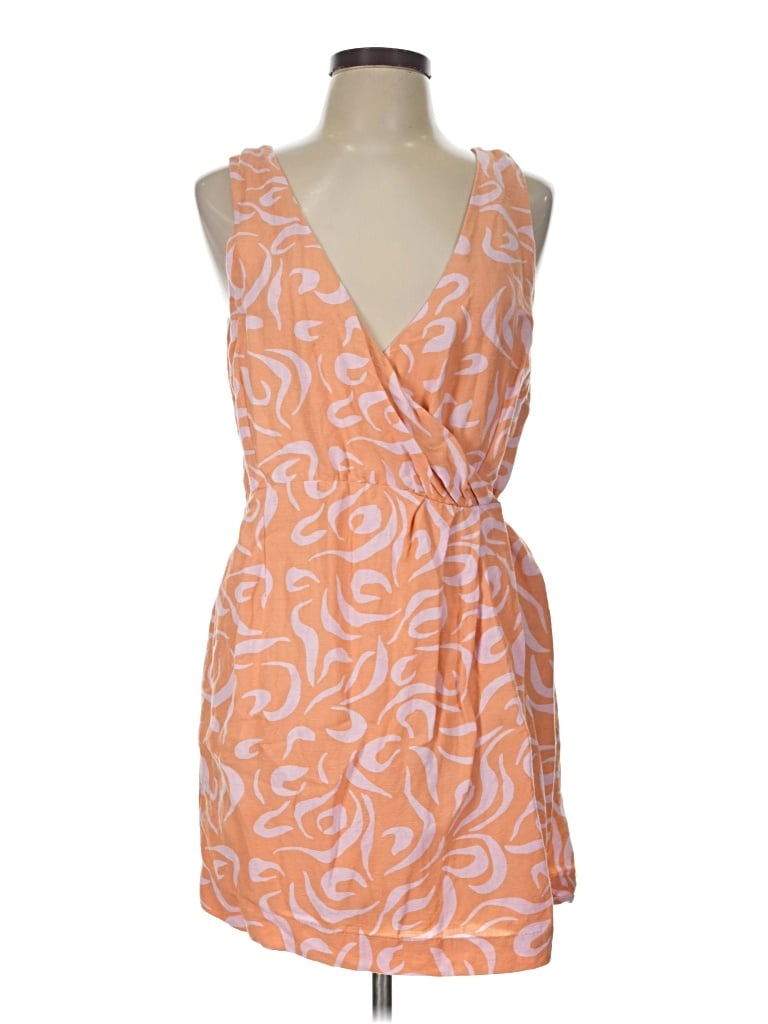 Pre-owned Amuse Society Casual Dress In Orange