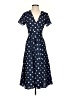 Slate & Willow Polka Dots Blue Casual Dress Size XS - photo 1