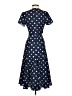 Slate & Willow Polka Dots Blue Casual Dress Size XS - photo 2