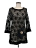Kaktus 100% Acrylic Black 3/4 Sleeve Top Size M - photo 1