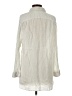 Zara Ivory Long Sleeve Button-Down Shirt Size S - photo 2