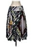 Tory Burch Graphic Gray Blue Casual Skirt Size 4 - photo 1