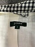J.Crew Checkered-gingham Black Gray Jacket Size 4 - photo 6