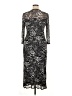 Anne Klein Animal Print Silver Cocktail Dress Size 0X - photo 2