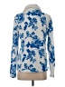 Dudley Stephens 100% Polyester Floral Blue Pullover Sweater Size S - photo 2