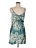 Zara Paisley Teal Cocktail Dress Size M - photo 1