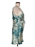Zara Paisley Teal Cocktail Dress Size M - photo 4
