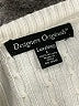 Designers Originals 100% Acrylic Ivory Pullover Sweater Size L - photo 7