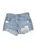 Levi's 100% Cotton Blue Denim Shorts Size 26 waist - photo 1