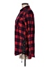 Express 100% Cotton Plaid Red Long Sleeve Button-Down Shirt Size M - photo 5