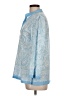 J. McLaughlin Paisley Blue Blouse Size 10 - photo 5
