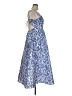 J.Crew Collection Paisley Blue Cocktail Dress Size 14 - photo 4