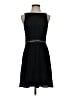 Aqua 100% Polyester Solid Black Cocktail Dress Size S - photo 1
