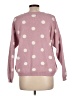Chelsea & Theodore Polka Dots Pink Pullover Sweater Size L - photo 2
