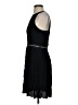 Aqua 100% Polyester Solid Black Cocktail Dress Size S - photo 5