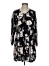 Billabong 100% Rayon Black 3/4 Sleeve Blouse Size S - photo 1