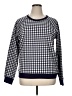 Draper James 100% Cotton Checkered-gingham Blue Pullover Sweater Size XL - photo 1