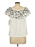 Calligraphie Ivory Short Sleeve Top Size L - photo 2