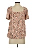 Daytrip Orange Short Sleeve Blouse Size S - photo 2