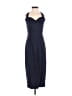 H&M Solid Blue Cocktail Dress Size XS - photo 1