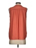 Ann Taylor LOFT 100% Polyester Orange Sleeveless Blouse Size S - photo 2