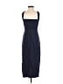 H&M Solid Blue Cocktail Dress Size XS - photo 2