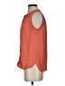 Ann Taylor LOFT 100% Polyester Orange Sleeveless Blouse Size S - photo 5