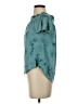 Express Teal Short Sleeve Blouse Size S - photo 5