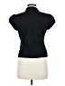 Studio I Black Short Sleeve Blouse Size 8 Petite - photo 2