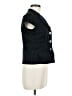Studio I Black Short Sleeve Blouse Size 8 Petite - photo 4