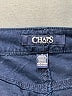 Chaps Solid Blue Shorts Size 8 - photo 3