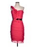 BCBGMAXAZRIA 100% Rayon Red Cocktail Dress Size 12 - photo 1