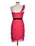 BCBGMAXAZRIA 100% Rayon Red Cocktail Dress Size 12 - photo 2